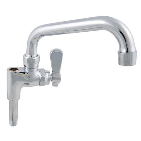 BK RESOURCES Optiflow Add-On Faucet, 8" Heavy Duty Spout BKF-AF-8-G